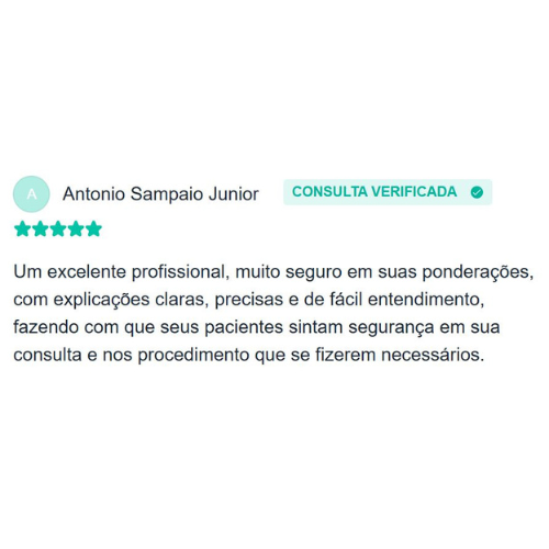 Depoimento Google Dr. Breno Amaral