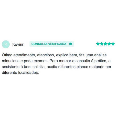 Depoimento Google Dr. Breno Amaral